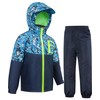 Kids Rain Suit Boys Girls Raincoat Jacket and Pants Set
