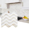 Vamos Tile 10-Sheet Peel and Stick Backsplash Seamless Tile,Stick on