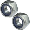 AERZETIX - C49576 - Set of 2 locking nuts, stop
