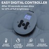 Sunbeam Electric Premium Water Resistant Restful Quilted Heated Mattress Pad,