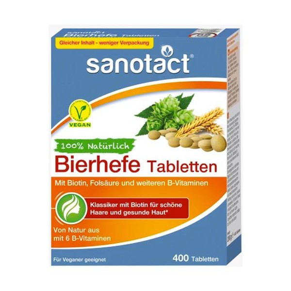 sanotact Bierhefe Tabletten 400 St. 200 g