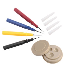 Watch Oiler Set, Professional Oilers Plastic Watch Repair Kit, Watch Repair Tool Kit with 1 Oil Cup and 4 Size Oil Pen, Applicator Watch Precision Oiler Pen for Watch Clock Repair
