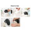 Cute Snail Soap Dispenser for Kitchen Bathroom etc. (120ML) (Black)