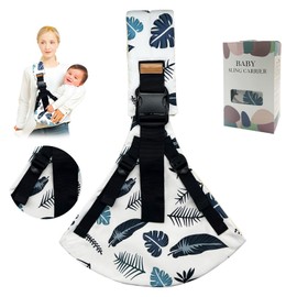 Toddler Carrier,Baby Sling Carrier,Upgraded 2025 Baby Sling with 4 Adjustable Straps,Baby Wrap Sling for 10-30lbs,Valentines Day for Kids((Leaf)