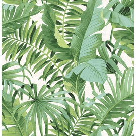 NuWallpaper NU2906 Maui Peel & Stick Wallpaper, Green