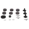 18PCS Cymbal Replacement Accessories HiHat Clutch Felt Cymbal Sleeves with
