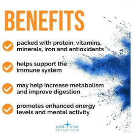 Nila Powder - Polvo De Espirulina 100% Puro De Algas Azul