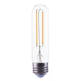 Bioluz LED T10 Dimmable LED Filament Bulb 4W (40W Equivalent) 450 lumens Soft...