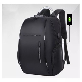 Yuqing Mochila Escolar Antirrobo Bolsa Impermeable Laptop Carga Usb