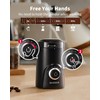 SHARDOR Electric Super Silent Blade Coffee Grinder, Timed Grind Control