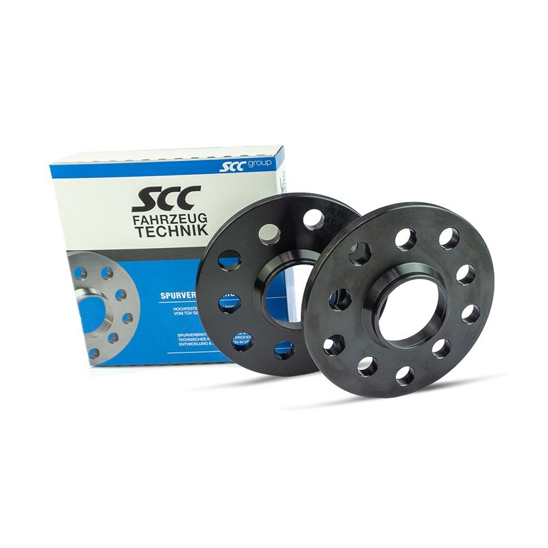 SCC Wheel Spacers 12180W Black Anodised LK: 110/5+108/5 NLB: 65.1