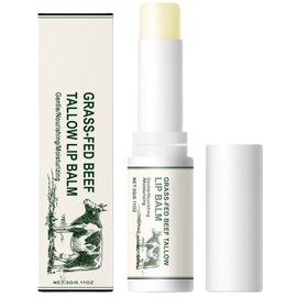 Beef Tallow Lip/Balm,Tallow LipBalm,Beef Tall/ow Balms for Lip,Chapped LipBalm,Long Lasting Lipstick,Li/p Plumper,Moisturising Lip-Balm for Dry Cracked Li-ps,Dry Lips,Natural L/ip Bal/m for All