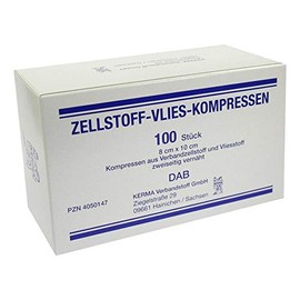 Cellulose Non-Woven Compresses 8 x 10 cm Non-Sterile Pack of 100