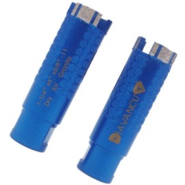 DIAVANCUT 1-1/4 Inch Diamond Vacuumed Dot Protection Diamond Core Drill Bit for Granite,Marble,Tile,Quartz with 5/8"-11 Arbor Dry Diamond Core Bit