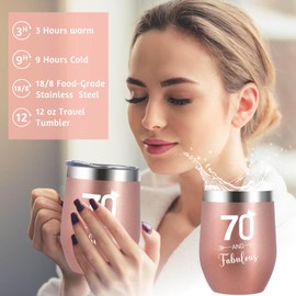 Ithmahco 70th Birthday Gifts: Perfect for Women, Includes Items for a 70th Birthday Celebration