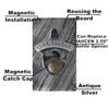 HAIICEN Age Silver Wall Mount Beer Opener Magnetic Bottle Cap