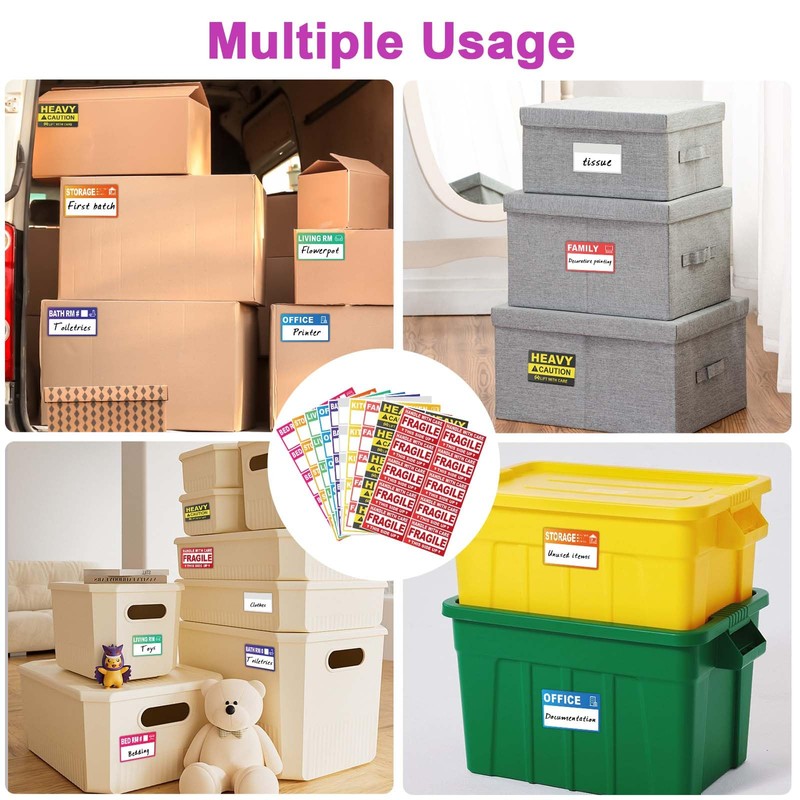440 Count 3.5" x 2" Large Home Moving Packing Labels