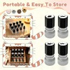 Cat Stamps, Self Inking Black Pattern Mini Kitten Decorative Set