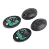 2Pcs Single Infrared Beam Sensor IP55 Protection Automatic Infrared Photocell