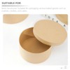 HOLIDYOYO Circular Packaging Box, Round Paper Mache Box, Round Nesting