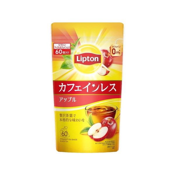 White Day Lipton Tea Apple Caffeinated Tea, 60 Bags, Decaffeinated Tea Bags