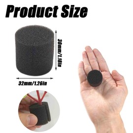 ZAHD 100 PCS Soilless Hydroponics Schwamm Sämling Schwämme Gewächshaus Hydroponics System Sämling Schwämme Gepflanzt Schwamm Hydroponic anzucht Schwamm Block passend Grow Hydroponic (100, Schwarz)