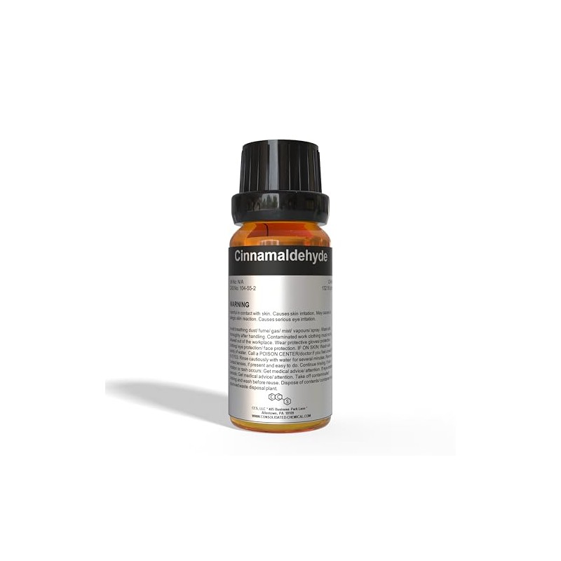 Cinnamaldehyde High Purity Aroma Compound (30mL (1 Fl Oz))