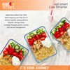 Eat Smart Eat Smart 11lb Food Kitchen Glass Scale, Green
