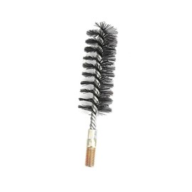 MiJunHD Steel Wire Cleaning Brushes, 32 mm Diameter Wire Brushes, Round Chimney Boiler Brush, Cleaning Brush, M12 Thread Interface for Plumbing and Mechanics (Pack of 1)