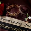 Saintrygo 4 Pcs Homecoming King and Homecoming Queen Crown Set