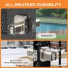 Richelock IU52 Double-Sided Keypad Door Lock, All-Weather, Fully Waterproof Keyless