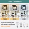 ZGLAOJT Motion Sensor Ceiling Light Fixture 3-Lights Semi Flush Mount