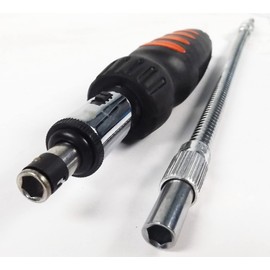 Flexible Screwdriver Set with Bits and Sockets
