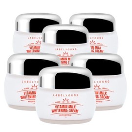 Labelyoung (현대Hmall)라벨영 쇼킹비타민 우유미백크림 4+2 (Hyundai Hmall) Label Young Shocking Vitamin Milk Whitening Cream 4+2