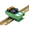 DIN Rail Mount Rocker Switch Module, 10Amp 250VAC/50VDC (2 Channel)