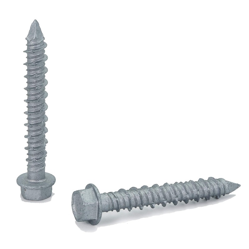 CONFAST 1/4" x 1-3/4" Concrete Screws 410 Stainless Steel Hex