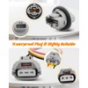 Front Turn Signal Light Wiring Harness Socket Adapter 2PCS Fit