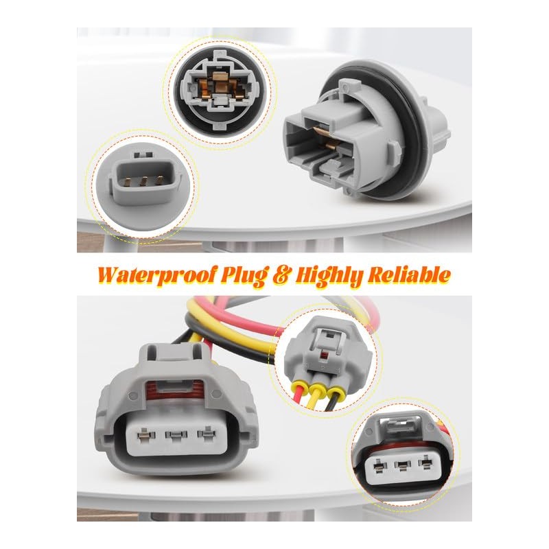 Front Turn Signal Light Wiring Harness Socket Adapter 2PCS Fit