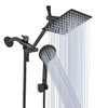 Tudoccy Shower Head, 8‘’ High Pressure Rainfall Shower Head/Handheld Shower