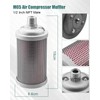 M07 Air Compressor Muffler 3/4 inch NPT Male Air Exhaust