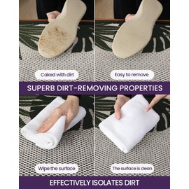 DEXI Front Door Mat Outside Entrance, Summer Tropical Leaves Plant Welcome Doormat, Non Slip Dirt Resist Heavy Duty Entry Mats for Entryway, 23x35, Olive Green