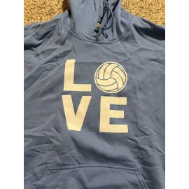Gildan/T Star Gildan Love Volleyball Women’s 2 Piece Hoodie And Leggings Size XL