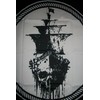 3'x5' Ghost Pirate Ship Flag Black Sea Mutiny Jolly Roger
