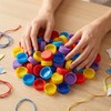 Healifty 100pcs Plastic Bottle Caps Colorful Bottle Protection Lids for