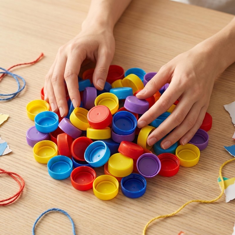 Healifty 100pcs Plastic Bottle Caps Colorful Bottle Protection Lids for