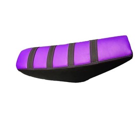 Hidden Comfort Camo HCC Racing seat Cover Compatible with Honda XR 50 Dirt Bike Short Side SEAT Black Gripper Straps Black/Purple