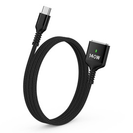 Ocbuo 140W Macbook Air Charging Cable, PD3.1 Ultra Fast Charging Macbook Pro Charger USBC to Magsafe3 Powerful Magnetic Macbook Air Cable Nylon Braided Magnetic Charging Cord Compatible Macbook Air
