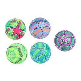 KICHOUSE 5 Pcs Inflatable Beach Balls Colorful Balls for Summer Pool Fun for Backyard Activities and Special Events