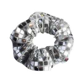 Harilla Lightweight Fashion Sequin Hair Scrunchie for 90s Headdress Shiny Disco