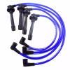 Unbranded BLUE RACING HIGH CONDUCTIVE SPARK PLUG WIRES SET FITS